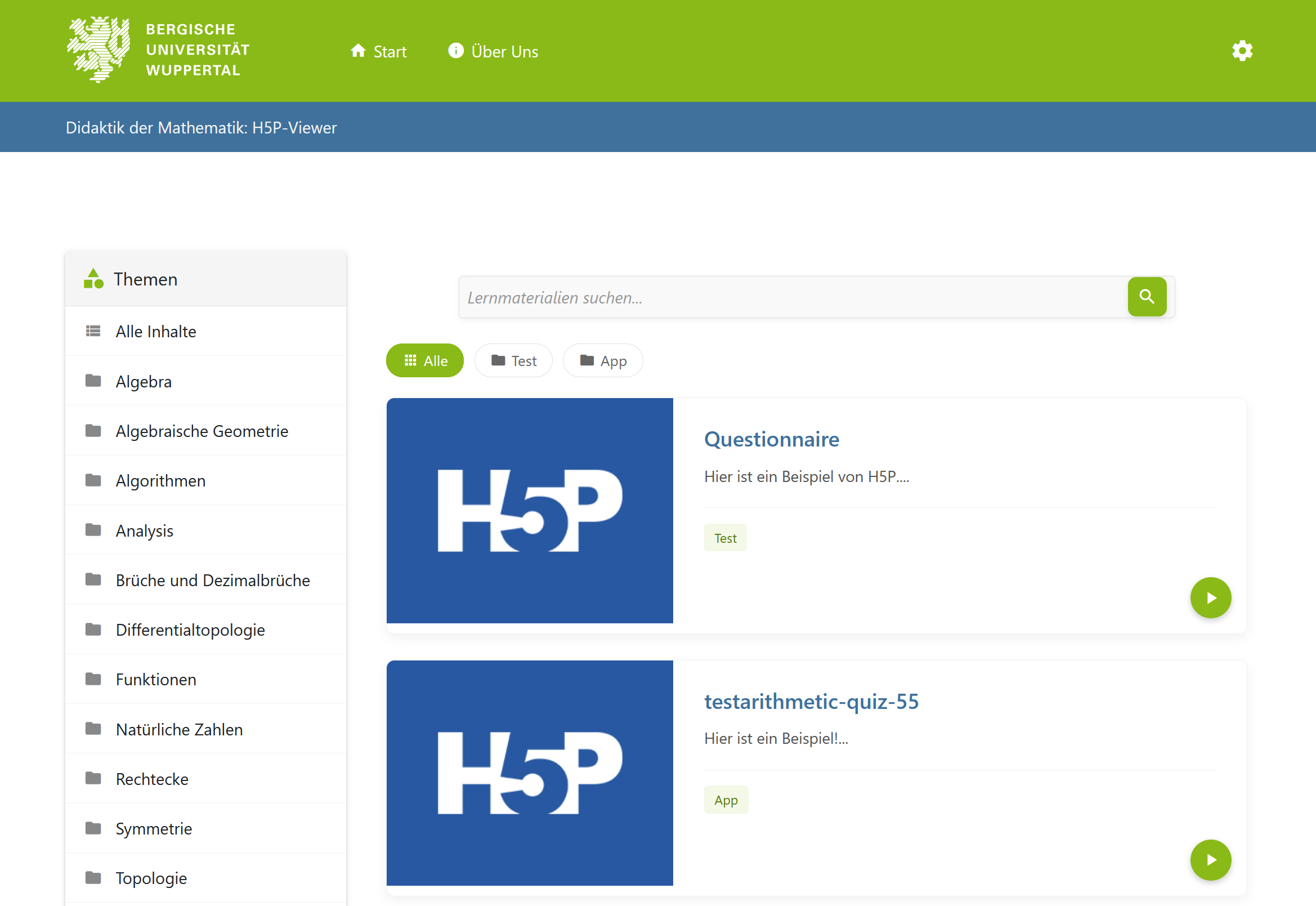 H5P-Viewer